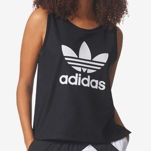 Adidas originals EQT logo tank top black